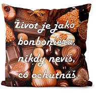 Impar cushion Life is like a candy - Pillow