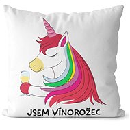 Impar Pillow I am a Winehorn - Pillow