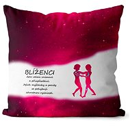 Impar cushion Gemini (22.5. - 21.6. ) - red - Pillow