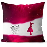 Impar cushion Virgo (23.8. - 22.9. ) - red - Pillow