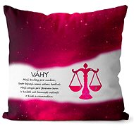 Impar pillow Libra (23.9. - 22.10. ) - red - Pillow