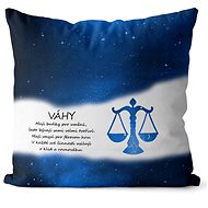Impar pillow Libra (23.9. - 22.10. ) - blue - Pillow