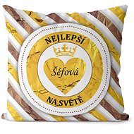 Impar pillow Best boss - striped - Pillow