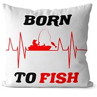 Impar pillow Born to fish - Pillow