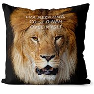 Impar cushion Lion does not care - Pillow