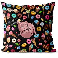 Impar pillow Eternally overfed - sweets - Pillow