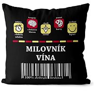 Impar pillow 100% Wine Lover - Pillow