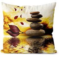 Impar Pillow Stones with red leaves - Pillow