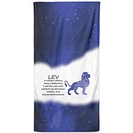 Impar Lev (23.7. - 22.8.) 70 × 140 cm modrá - Bath Towel