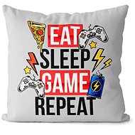 Impar Eat, sleep, game - Pillow