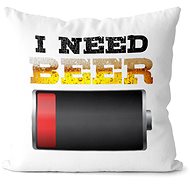 Impar I need beer - Pillow