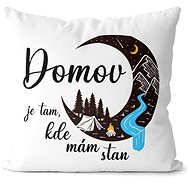 Impar Where's my tent, white - Pillow