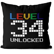 Impar Level unlocked, age 34 - Pillow