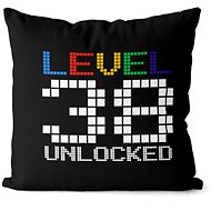 Impar Level unlocked, age 38 - Pillow