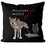 Impar You can only love dogs - Pillow