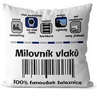 Impar Train Lover 100 % - Pillow