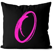Impar letter O, colour initials pink - Pillow