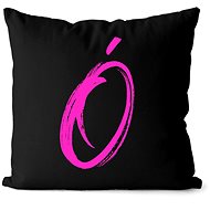 Impar letter O, colour initials pink - Pillow