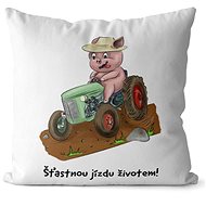 Impar Piglet and tractor - Pillow