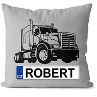 Impar SPZ se jménem, černý kamion, Robert - Pillow