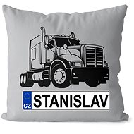 Impar SPZ se jménem, černý kamion, Stanislav - Pillow