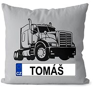Impar SPZ se jménem, černý kamion, Tomáš - Pillow