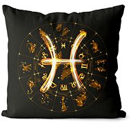 Impar Sign Symbol, Pisces (21.2., 20.3. ) - Pillow