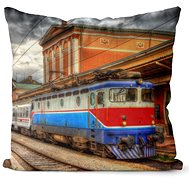 Impar Train in station - Pillow