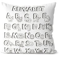 Impar s omalovánkou Alphabet - Pillow