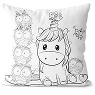 Impar s omalovánkou Jednorožec - Pillow