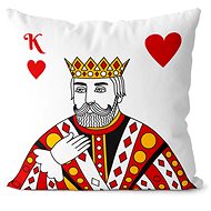 Impar Srdcová královna / král - Pillow