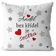 Impar Angel without wings is a sister - Pillow