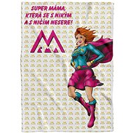 IMPAR Fleece blanket Supermom red - Blanket