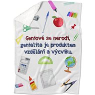 IMPAR lamb blanket Geniuses are not born - Blanket