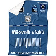 IMPAR Lambskin blanket Train lover 100% - Blanket