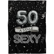 IMPAR Fleece blanket Still sexy - Black - 50 years - Blanket