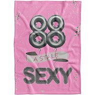 IMPAR Fleece blanket Still sexy - Pink - 88 years old - Blanket