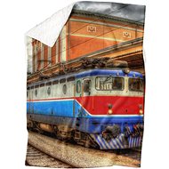 IMPAR Lamb blanket Train in the station - Blanket