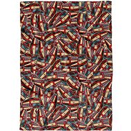 IMPAR Fleece blanket 810 red pattern - Blanket