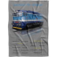 IMPAR Fleece blanket Braille blue - Blanket