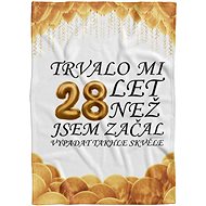 IMPAR Fleece blanket It took me + age - 28 years - Blanket
