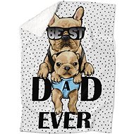 IMPAR Lambskin blanket Best dad ever - Blanket