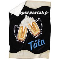 IMPAR Fleece Lambskin Blanket Daddy's best partner - Blanket