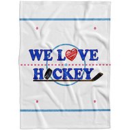 IMPAR Fleece blanket We love hockey - Blanket