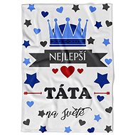IMPAR Fleece blanket The best dad in the world - Blanket