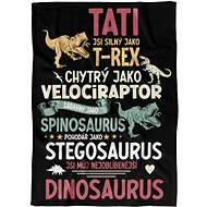 IMPAR Fleece blanket Daddy - dinosaurs - Blanket