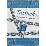 IMPAR Fleece blanket Daddy holds the family - Blanket