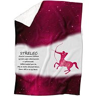 IMPAR Lamb blanket Sagittarius (23.11. - 21.12. ) - red - Blanket