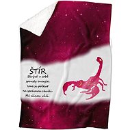 IMPAR Lamb blanket Scorpio (23.10. - 22.11. ) - red - Blanket