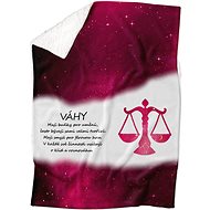 IMPAR Lamb blanket Libra (23.9. - 22.10. ) - red - Blanket
